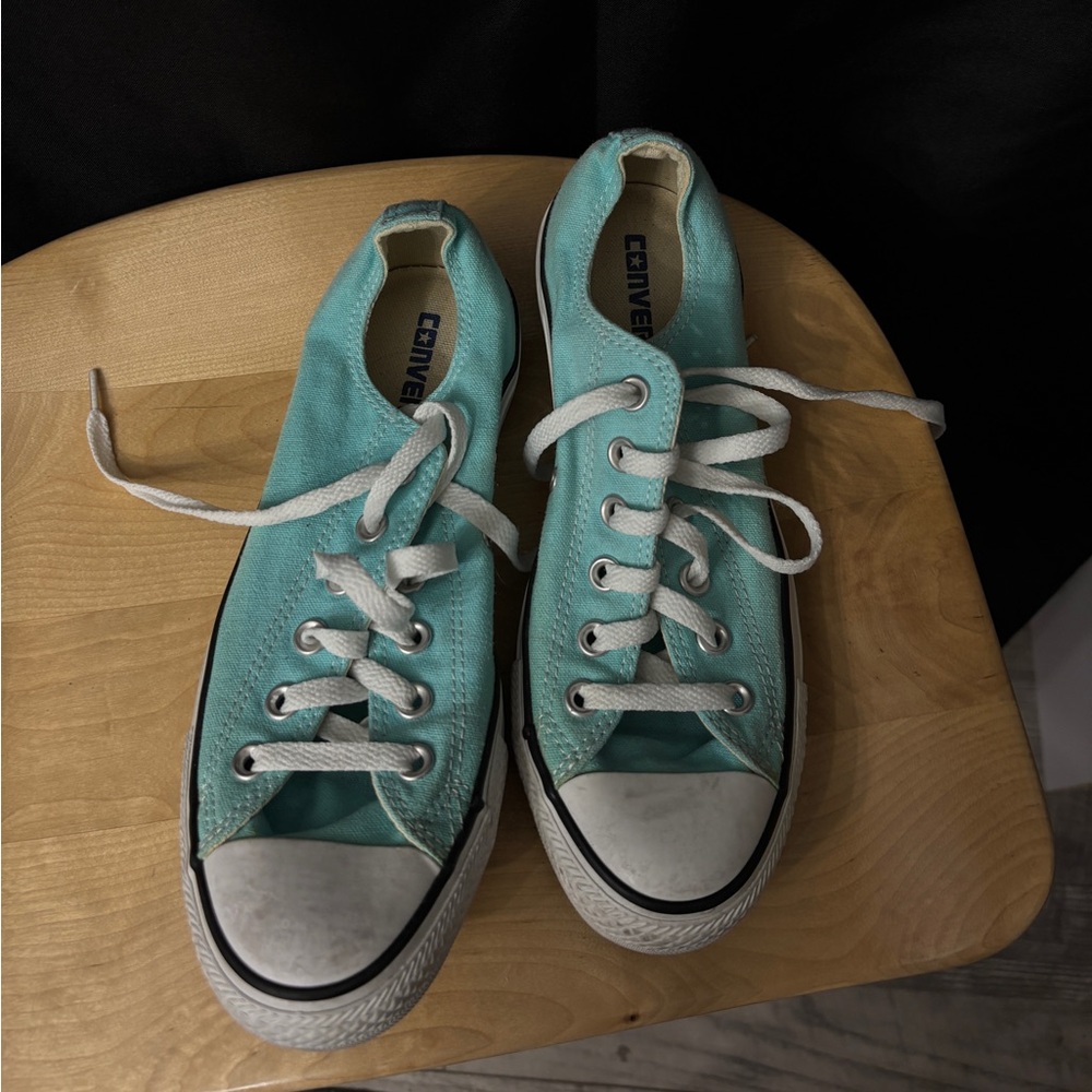 Converse Women's Turquoise Sneakers - 8
